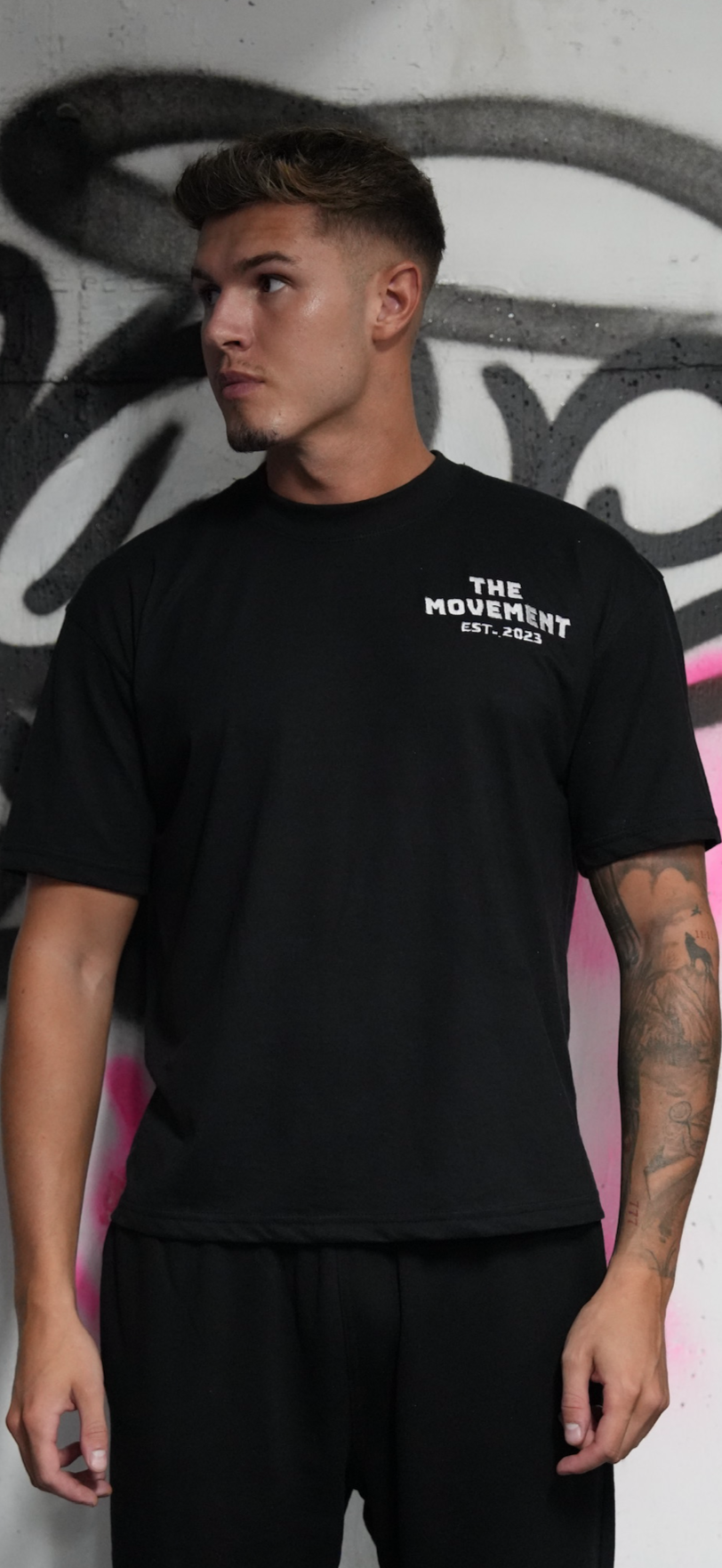 B2b The Movement Black Premium T Shirt