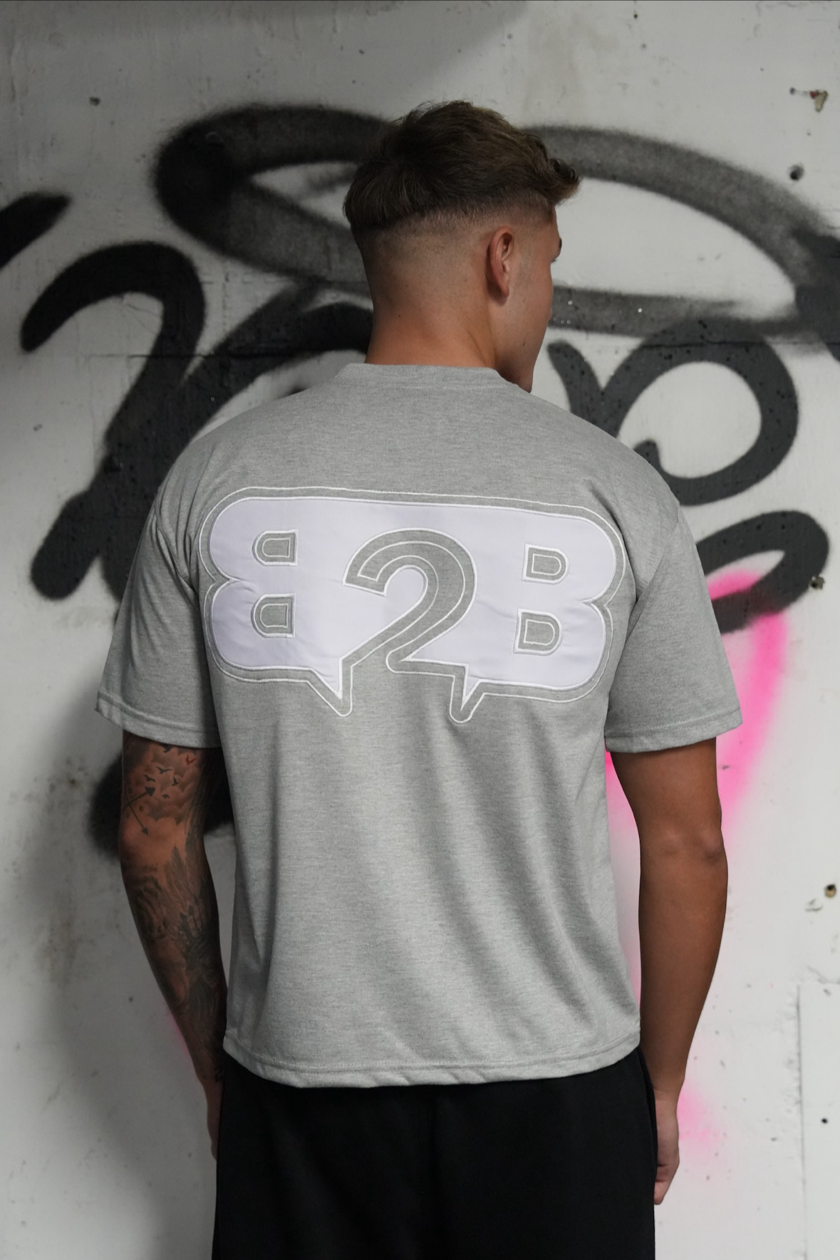 B2b The Movement Grey Premium T Shirt