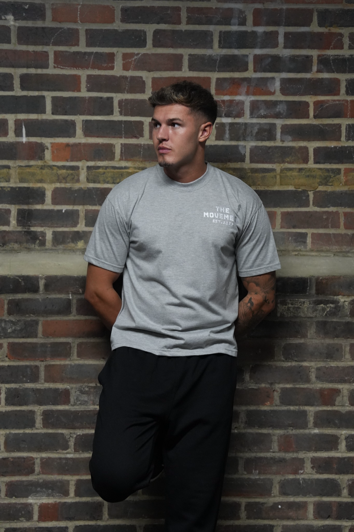 B2b The Movement Grey Premium T Shirt