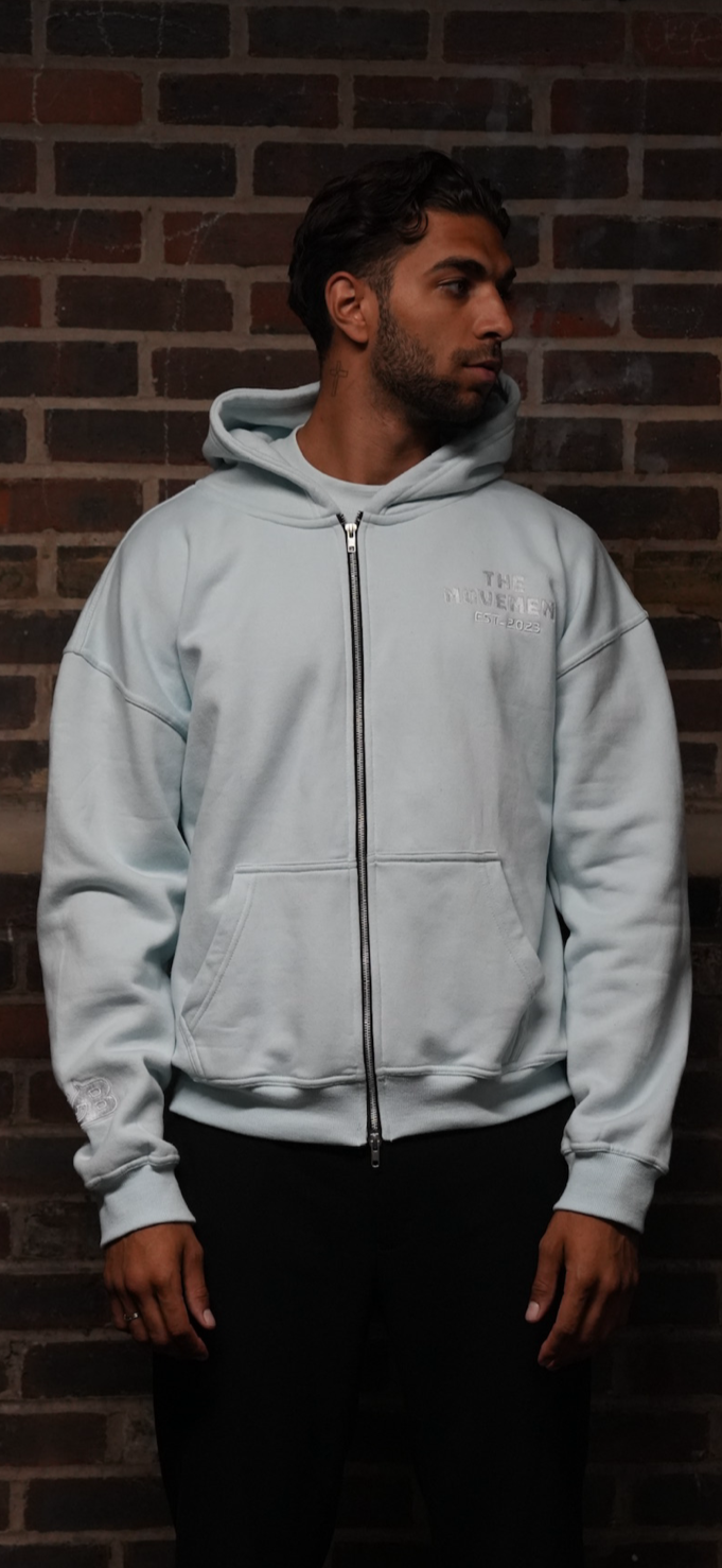 B2b The Movement Baby Blue Premium Hoodie